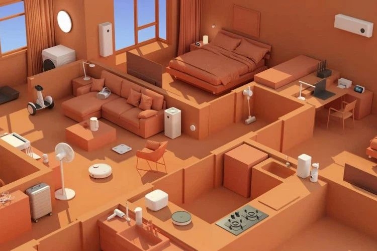 Tính năng cung cấp bản đồ căn nhà trên ứng dụng Mi Home