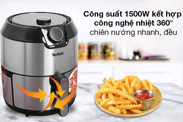 Bật mí công nghệ nhiệt 360 độ trong nồi chiên không dầu Tefal