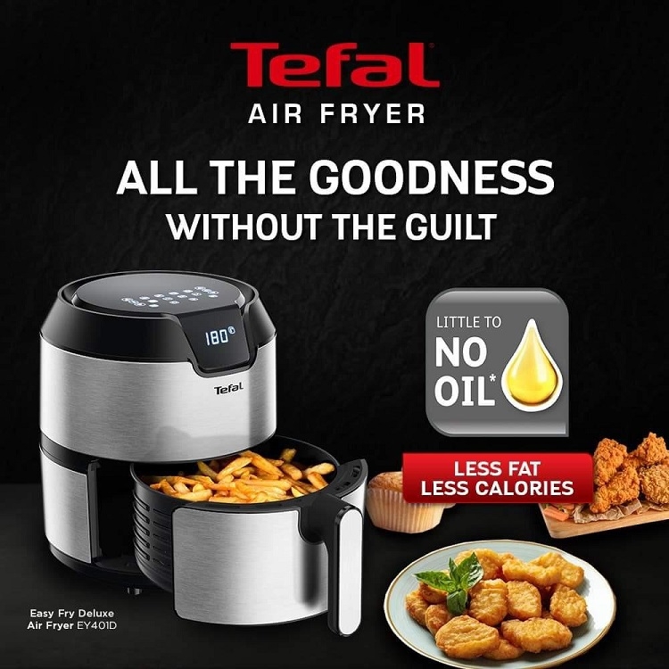 Bật mí công nghệ nhiệt 360 độ trong nồi chiên không dầu Tefal