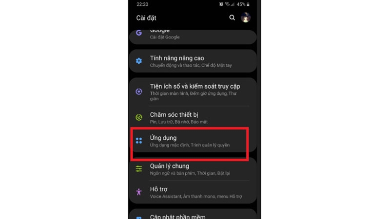 Chữa lỗi điện thoại đã dừng trên Samsung (Ảnh 3)