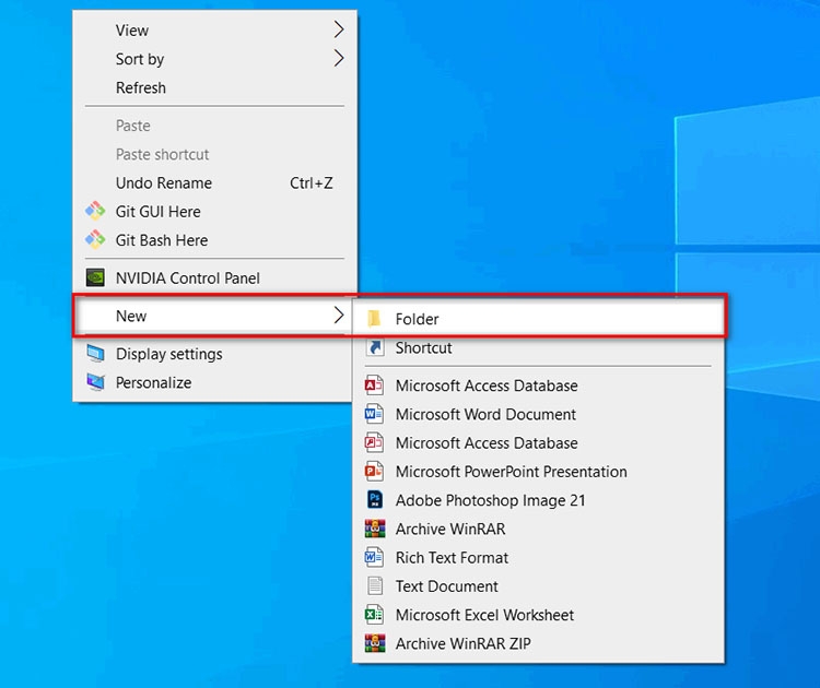 Bước 1 cách kích hoạt god mode cho win 7