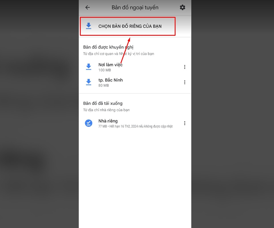 Sử dụng Google Maps offline - Ảnh 06