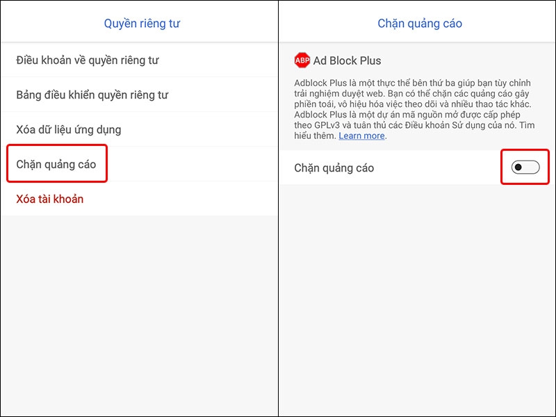 Cách chặn quảng cáo trên trình duyệt Microsoft Bing