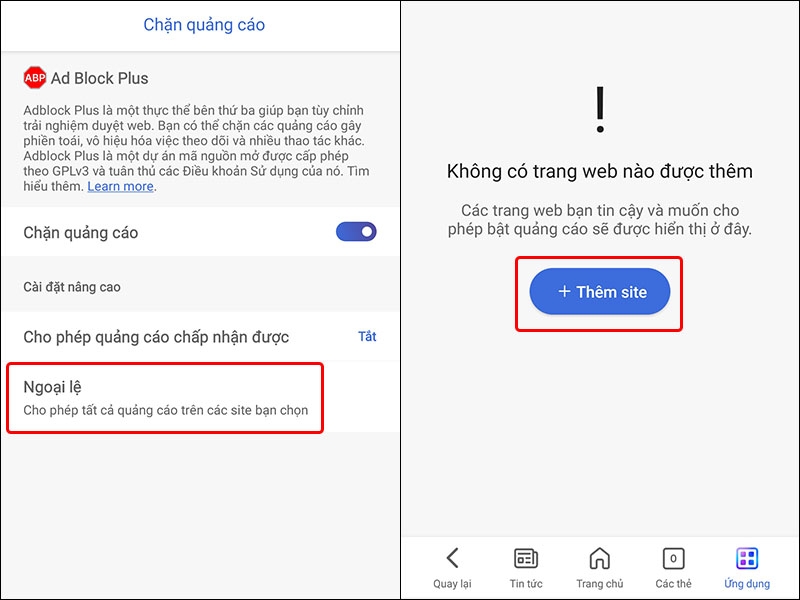 Cách chặn quảng cáo trên trình duyệt Microsoft Bing