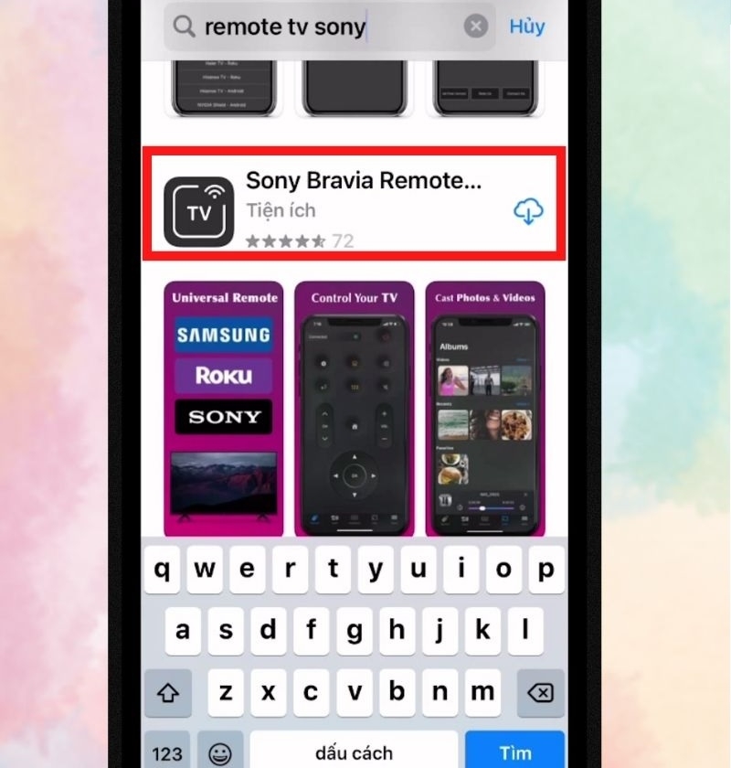 Tải và cài đặt Sony Bravia Remote về máy