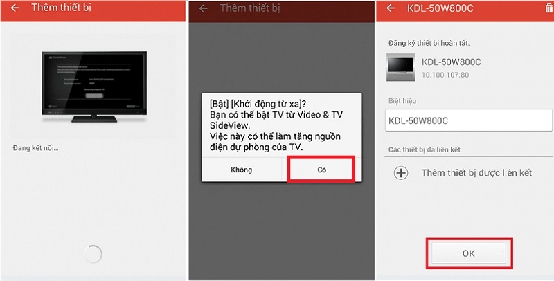 Xác nhận kết nối