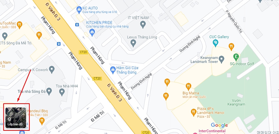 Chế độ vệ tinh của Google Maps - Ảnh 03