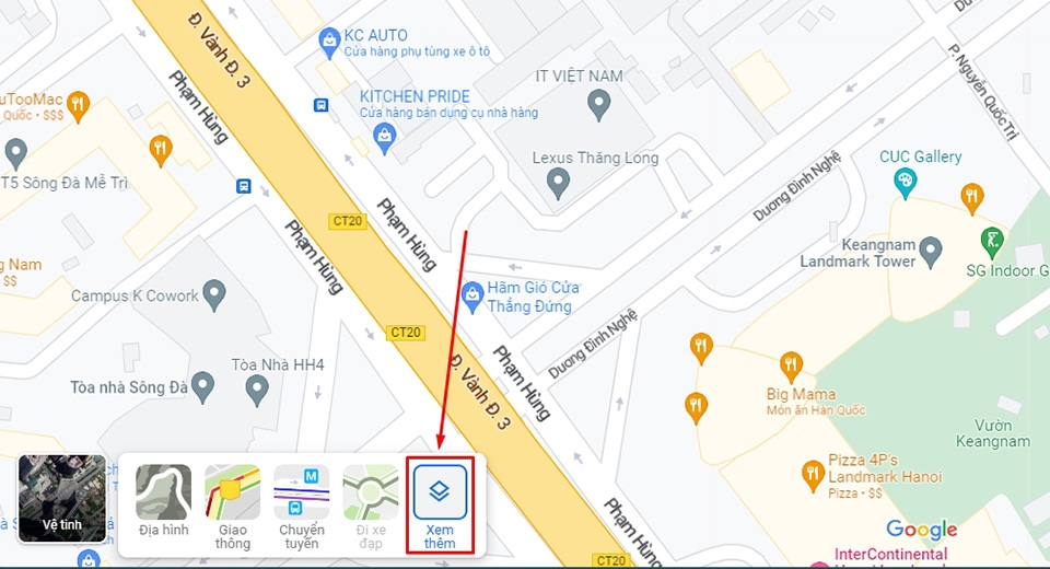 Chế độ vệ tinh của Google Maps - Ảnh 04