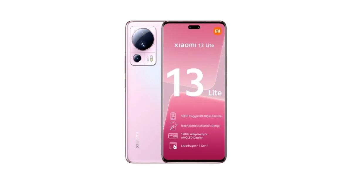 Cấu hình Xiaomi 13 Lite
