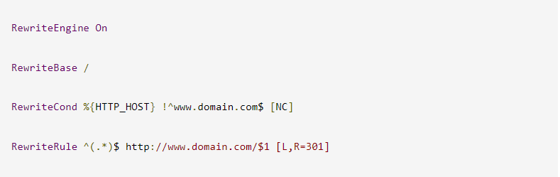 Cách sử dụng file .htaccess