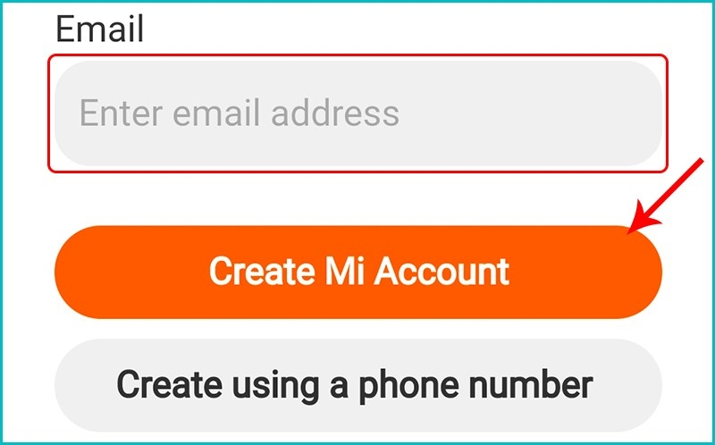 Cách đăng ký, tạo tài khoản Mi