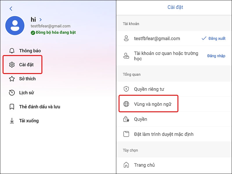 Cách thay đổi ngôn ngữ hiển thị trên trình duyệt Microsoft Bing