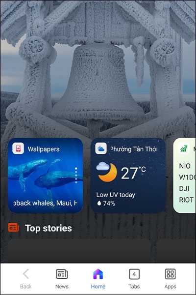 Cách thay đổi ngôn ngữ hiển thị trên trình duyệt Microsoft Bing