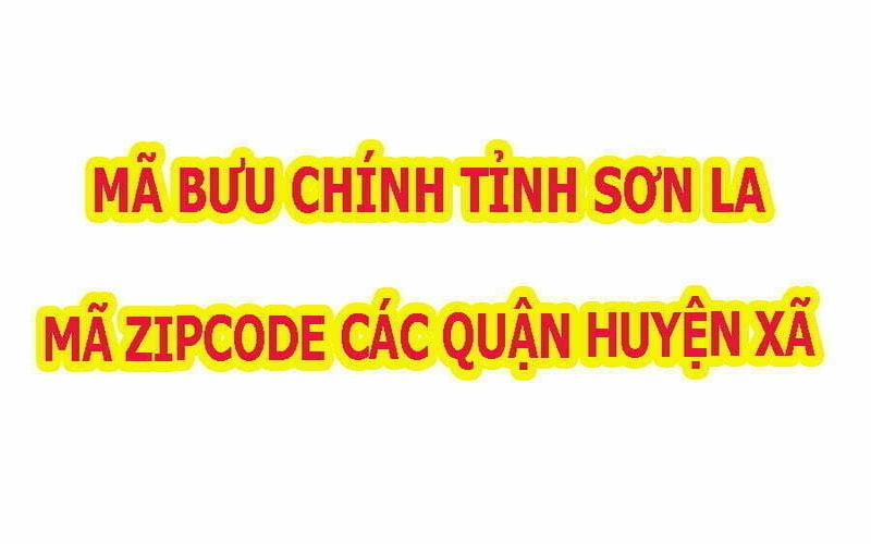 Mã bưu chính Sơn La