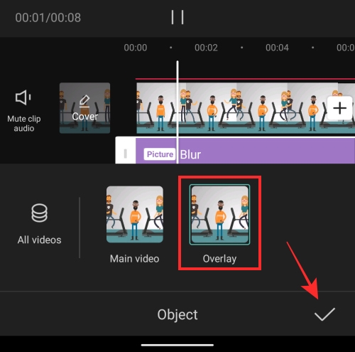 Cách làm mờ video trên Capcut (Bước 13)