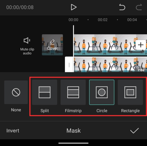 Cách làm mờ video trên Capcut (Bước 16)