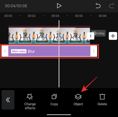 Cách làm mờ video trên Capcut (Bước 12)