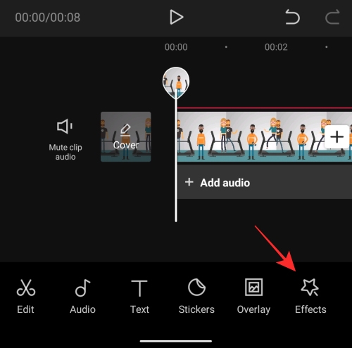 Cách làm mờ video trên Capcut (Bước 10)