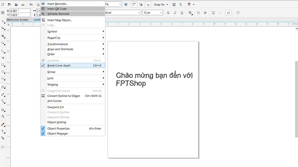 Cách bỏ convert&nbsp;chữ&nbsp;trong&nbsp;Corel (Ảnh 3)