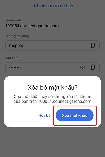 Hướng dẫn xóa mật khẩu đã lưu trên trình duyệt Microsoft Bing