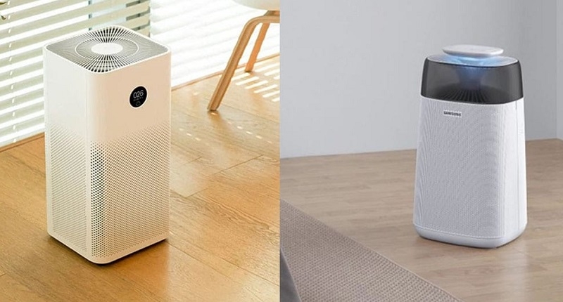 Máy lọc không khí Samsung có giá nhỉnh hơn so với Xiaomi