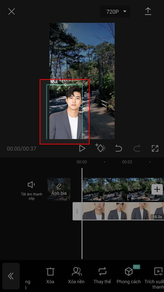Cách xóa nền video trên Capcut (Ảnh 10)