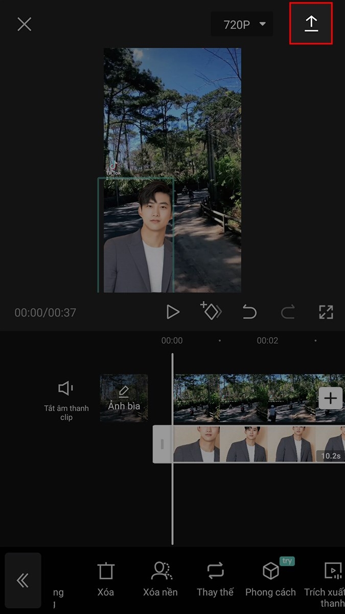 Cách xóa nền video trên Capcut (Ảnh 11)