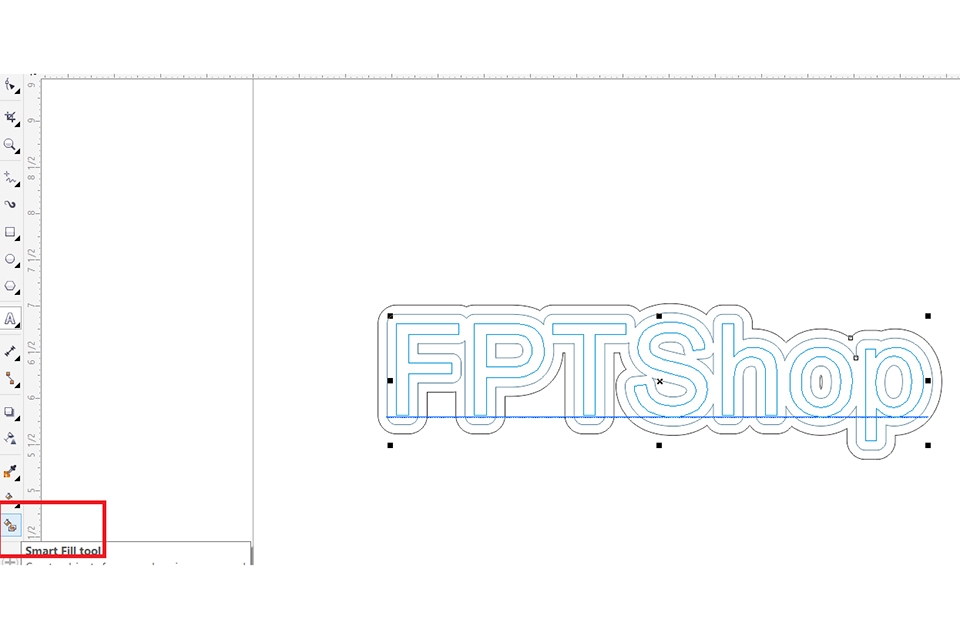 Chọn Smart Fill Tool