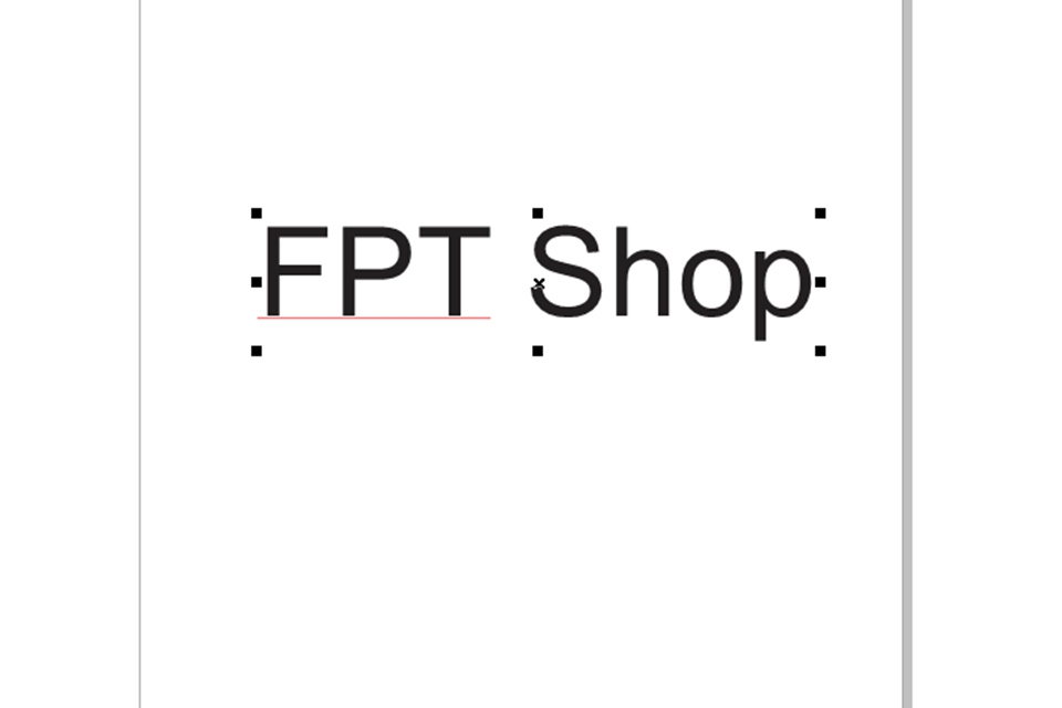 Tạo chữ bằng Text Tool