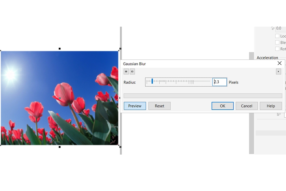 Cách làm mờ ảnh trong Corel (Ảnh 4)
