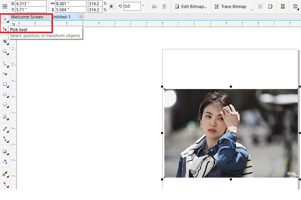 Làm mờ viền hình ảnh trong Corel (Ảnh 2)
