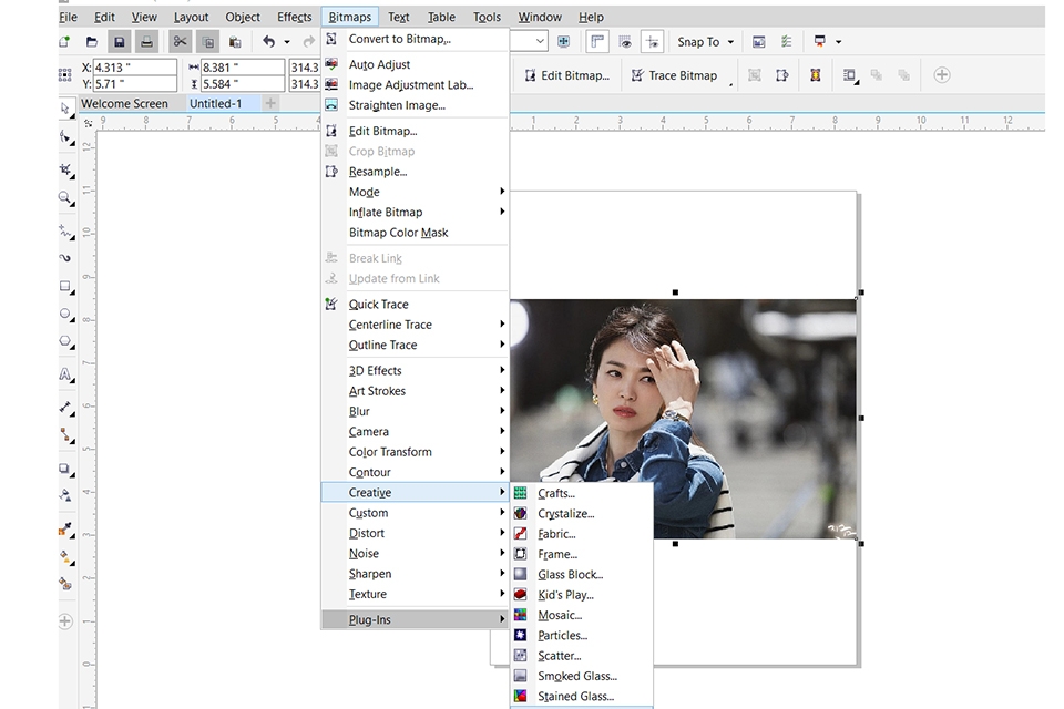 Làm mờ viền hình ảnh trong Corel (Ảnh 3)