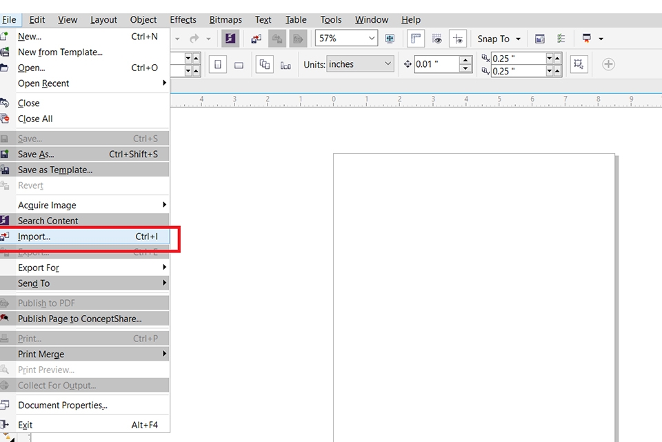 Cắt hình trong Corel&nbsp;bằng Crop (Ảnh 1)
