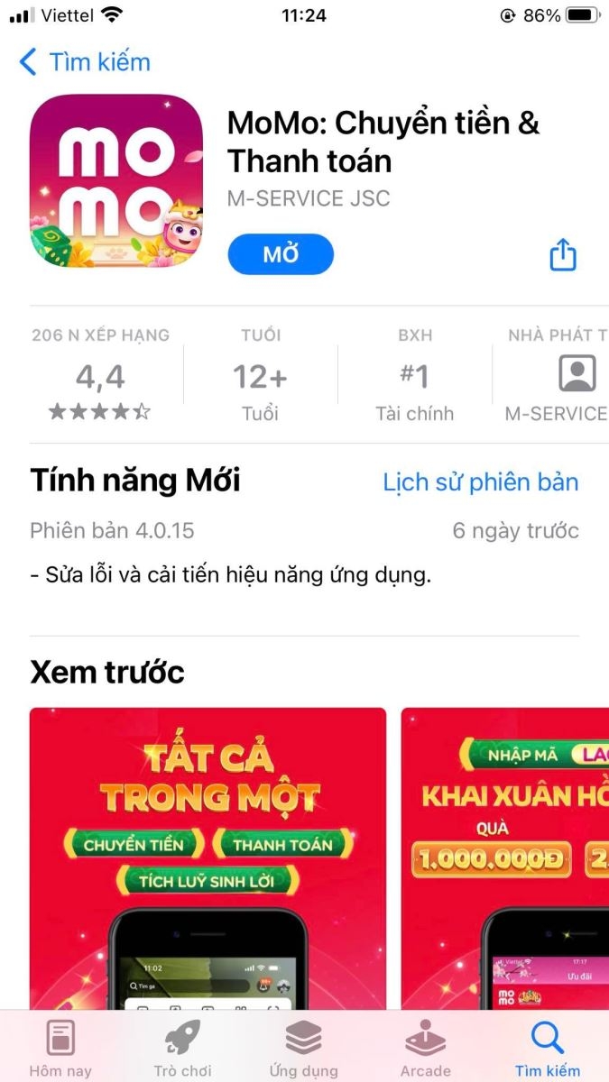 Momo đăng nhập nhanh chóng chỉ với 5 phút!