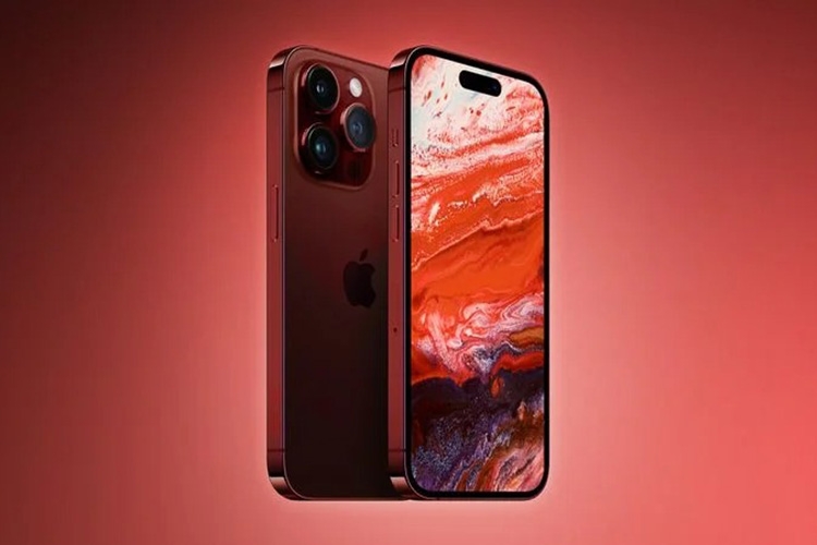 iPhone 15 Pro đỏ đậm (ảnh 1)