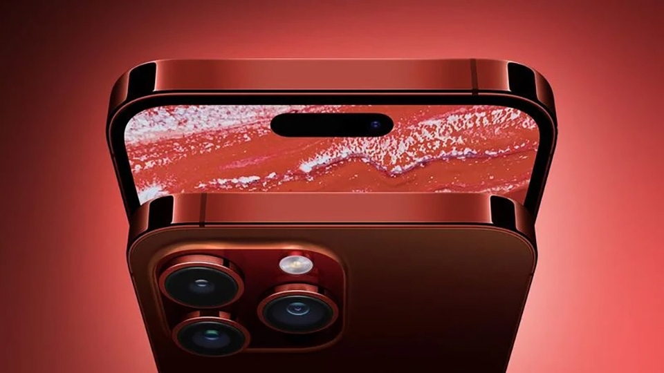 iPhone 15 Pro đỏ đậm (ảnh 2)