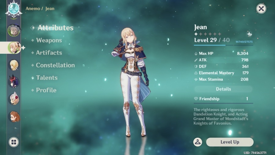 Jean Genshin Impact hình 4