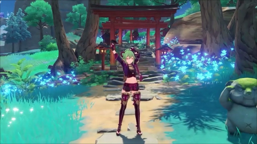 Kuki Shinobu Genshin Impact hình 3