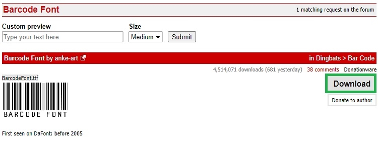 Hướng dẫn cách tạo mã vạch trong illustrator bằng Font Barcode (Bước 1)
