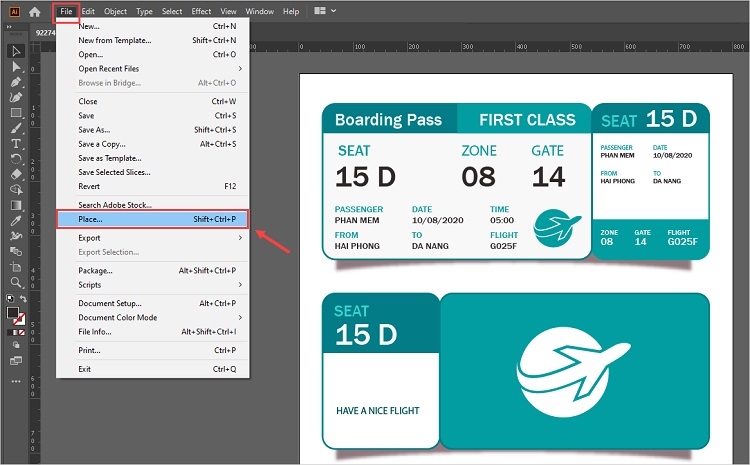 Hướng dẫn cách tạo mã vạch trong illustrator bằng nguồn Barcode (Bước 6)