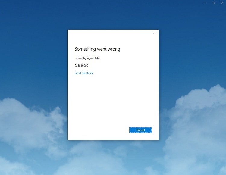 Máy tính hiện lỗi 0x80049dd3 Windows 11