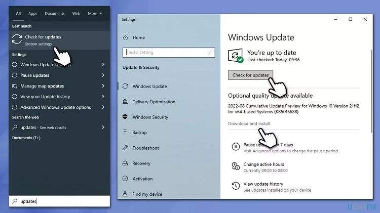 Khắc phục lỗi 0x80049dd3 - cập nhật Windows 11
