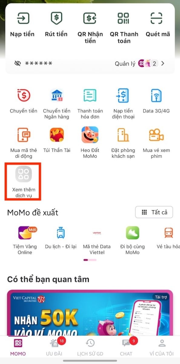 Hướng dẫn nhận tiền MoMo không cần liên kết ngân hàng hình 1