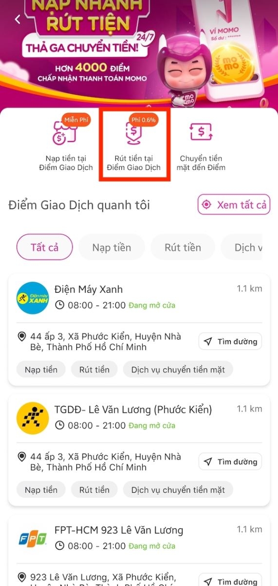 Hướng dẫn nhận tiền MoMo không cần liên kết ngân hàng hình 3