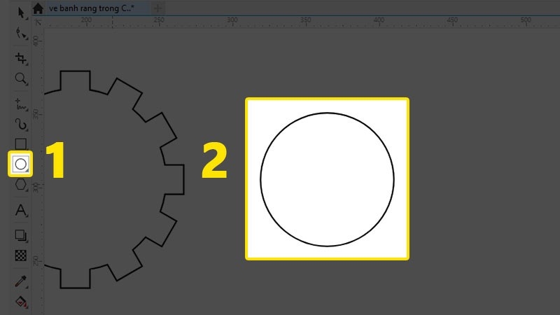 Vẽ một hình tròn mới