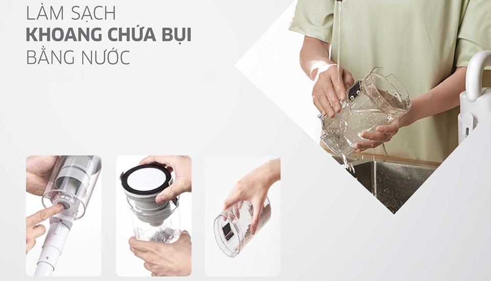 Làm sạch khoang chứa bụi