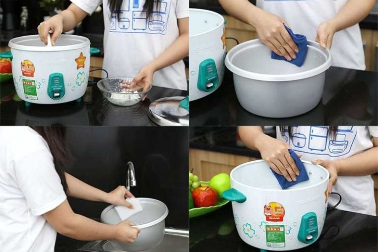 Vệ sinh vỏ nồi thường xuyên