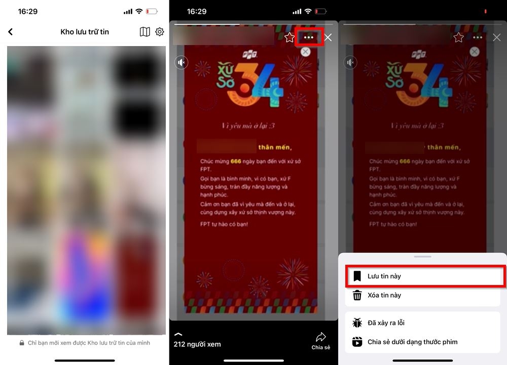 Cách tải story trên Facebook khi đã quá 24h 3