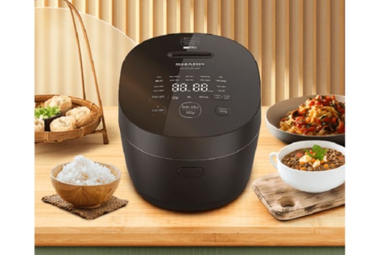 Nồi cơm điện cao tần Sharp 1.2 lít KS-IH122V-BK