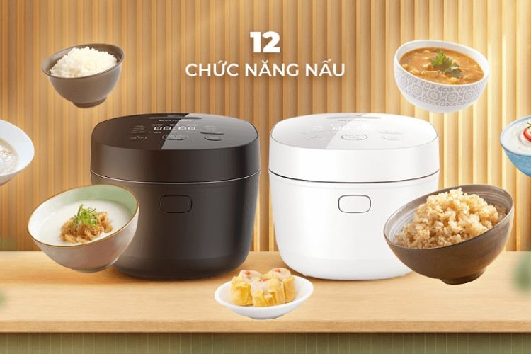 Nồi cơm điện cao tần Sharp 1.2 lít KS-IH122V-WH